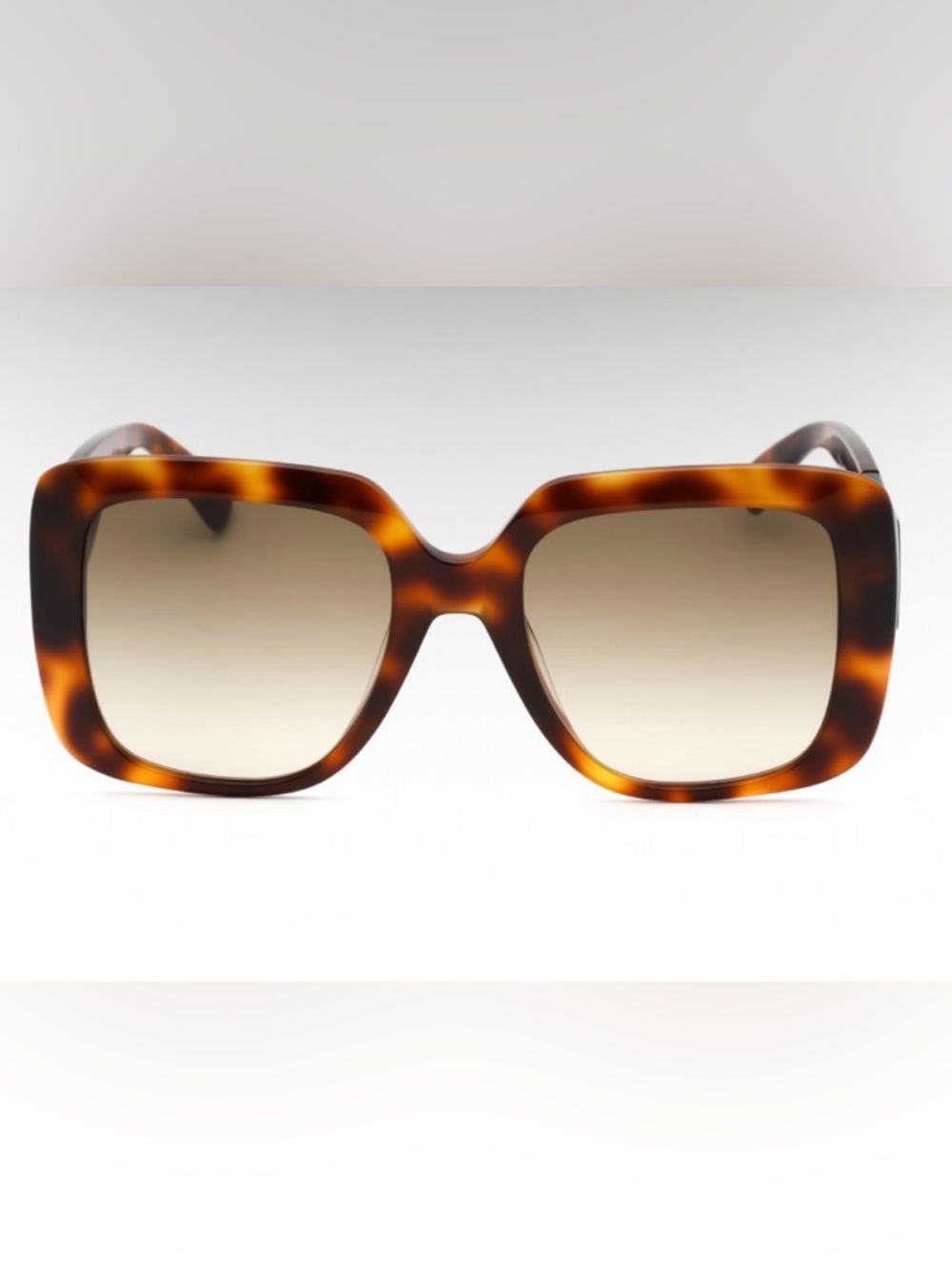 Longchamp Tortoiseshell Square Sunglasses w/ Brown Gradient Lenses - LO713S-230